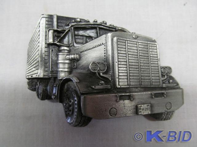 lot 67 image: 1977 Brass Truck Belt Buckle