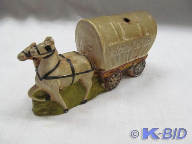 lot 75 image: Old Japan Horse and Wagon, Out Wher...