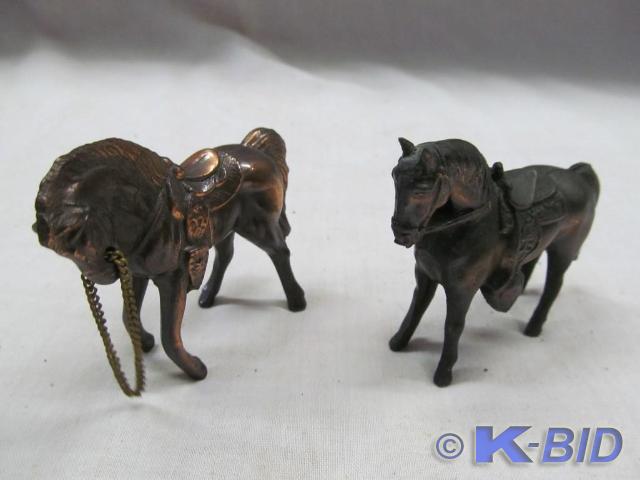lot 99 image: Small Brown Bronze Horse 2 12