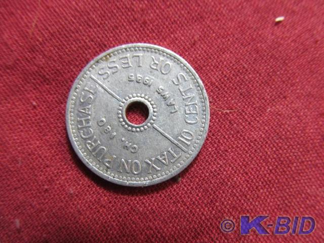 1935 Washington State Tax Token - I...