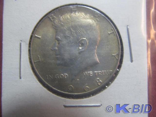 1968-D Kennedy Silver-Clad Half Dol...