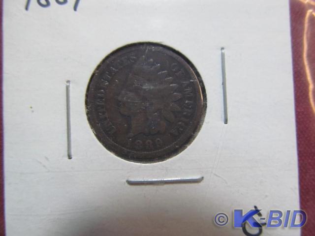 1889 Indian Head Cent - Good (G) Gr...
