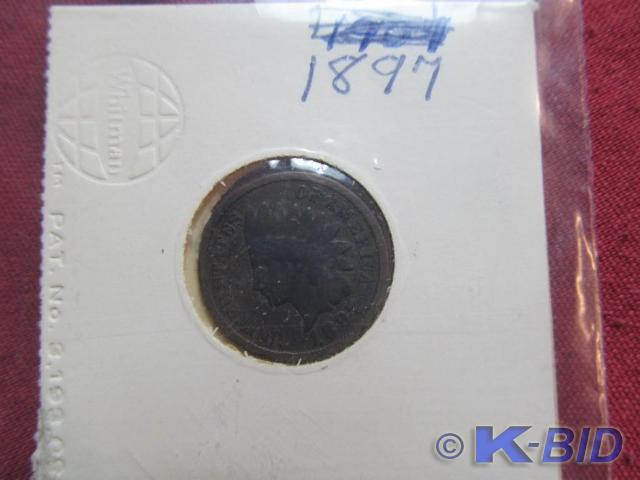 1897 Indian Head Cent - Good (G) Gr...