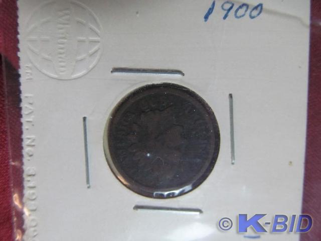 1900 Indian Head Cent - Good (G) Gr...