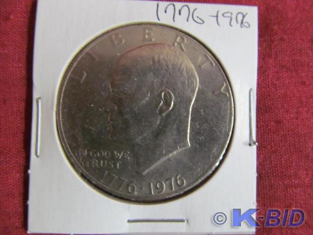 1776-1976 Eisenhower Silver Dollar
