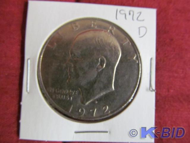 1972 D Eisenhower Silver Dollar