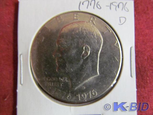 1776-1976 D Eisenhower Silver Dolla...