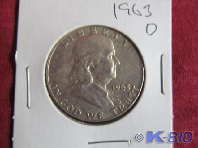 1963 D Franklin Half Dollar