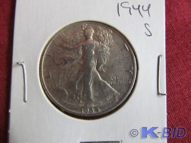 1944 S Liberty Walking Half Dollar