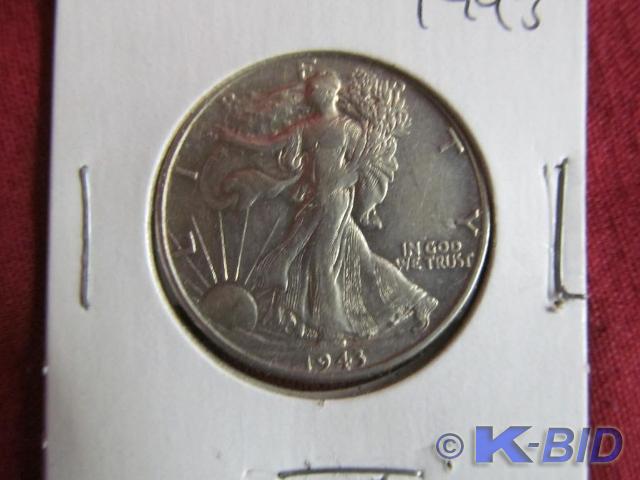 1943 Liberty Walking Half Dollar