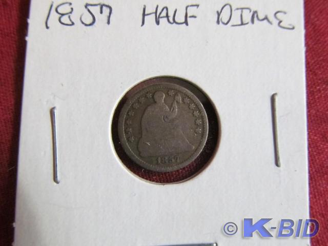 1857 Half Dime
