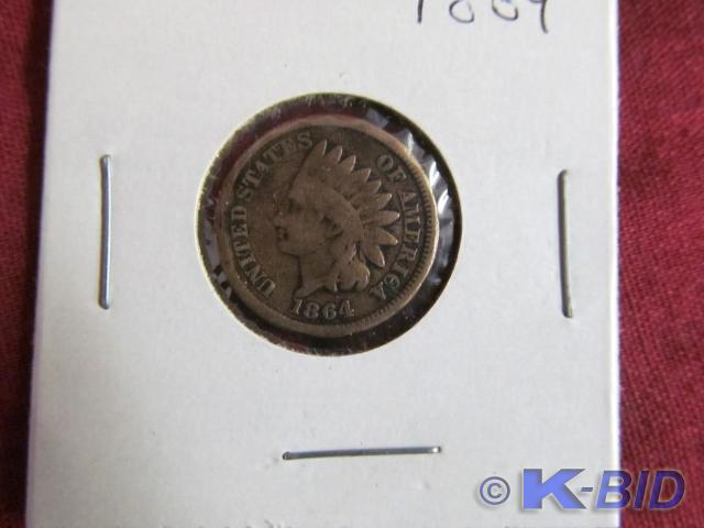 1864 Indian Head Penny