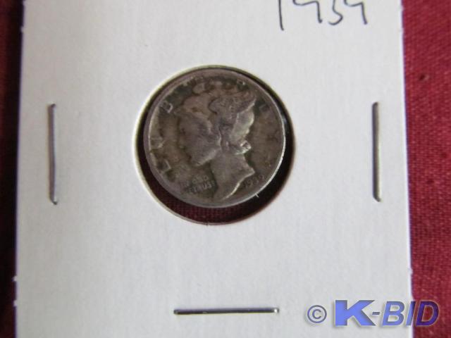 1939 Mercury Dime