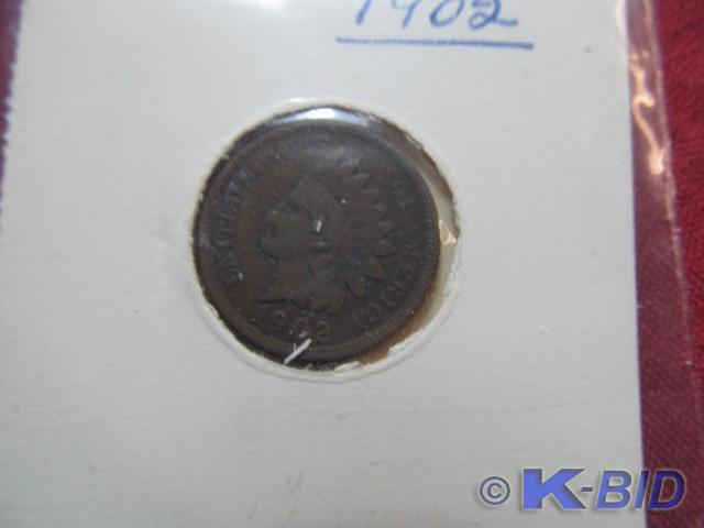 1902 Indian Head Cent - Good (G) Gr...