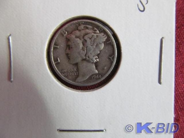 1944 S Mercury Dime