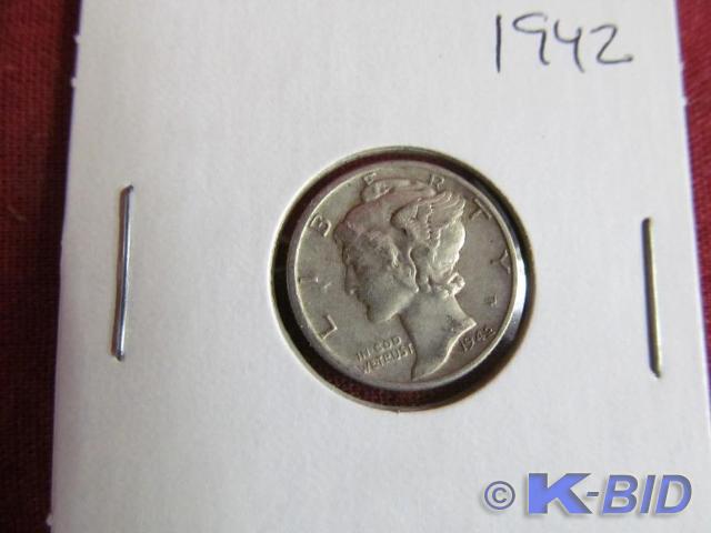 1942 Mercury Dime