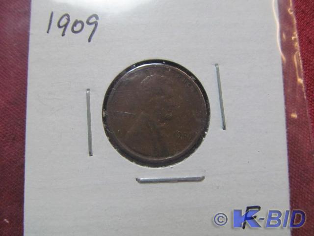 1909 Lincoln Head Cent - Fine (F) G...