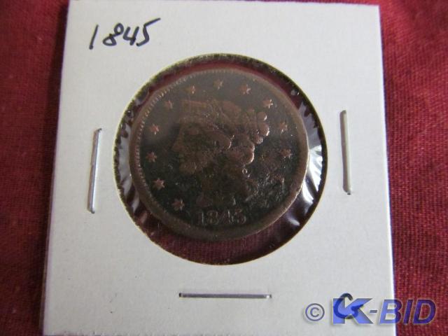 1845 Coronet Large Cent - Good (G) ...
