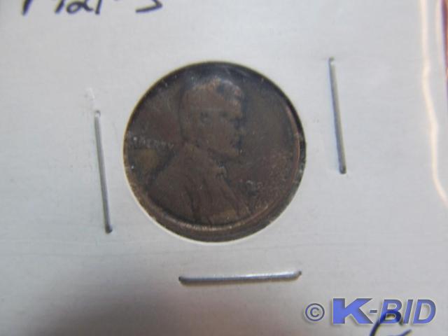 1921-S Lincoln Head Cent - Good (G)...