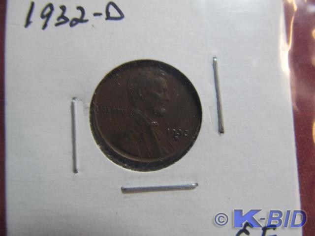 1932-D Lincoln Head Cent - Extra Fi...