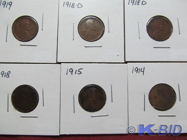 1914, 1915, 1918, 1918-D, 1918-D, 1...