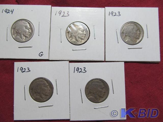 1923, 1923, 1923, 1923, 1924 Buffal...