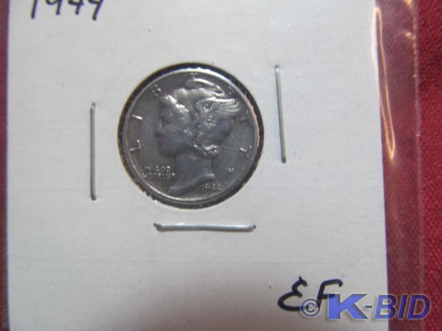 1944 Mercury Dime - Higher Grade, E...