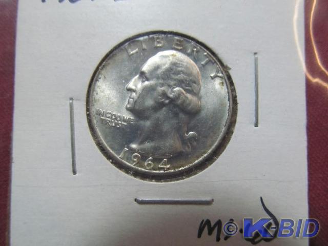 1964-D Washington Silver Quarter - ...