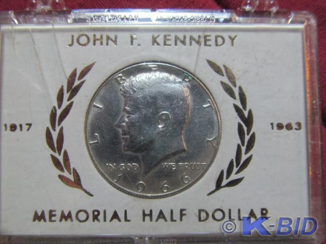 1966 Kennedy Silver-Clad Half Dolla...