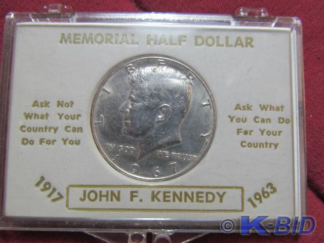 1967 Kennedy Silver-Clad Half Dolla...