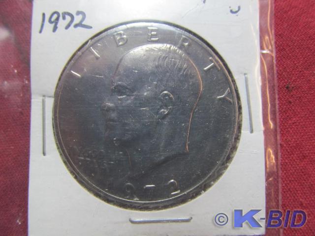 1972 Eisenhower Dollar - Higher Gra...