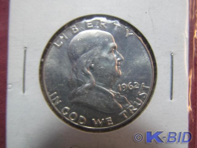 1962 Franklin Half Dollar - Uncircu...