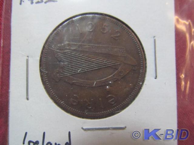 1952 Ireland Penny - Very Fine (VF)...