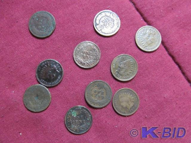 1900s Mixed Indian Head Cents - 10...