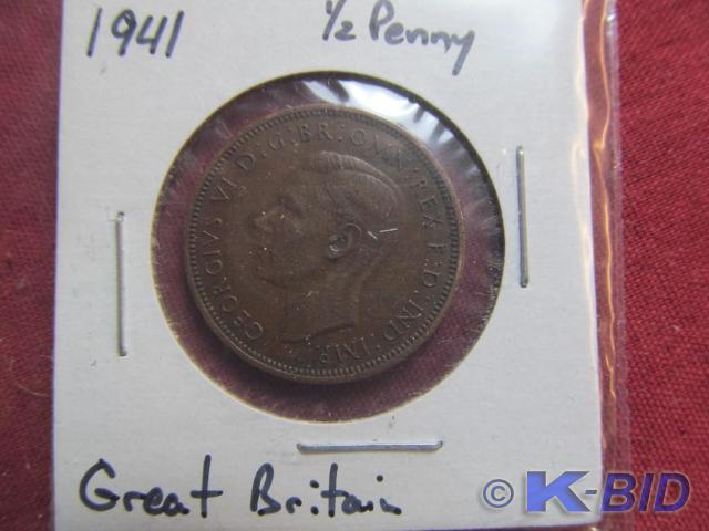 1941 Great Britain Half Penny - Hig...