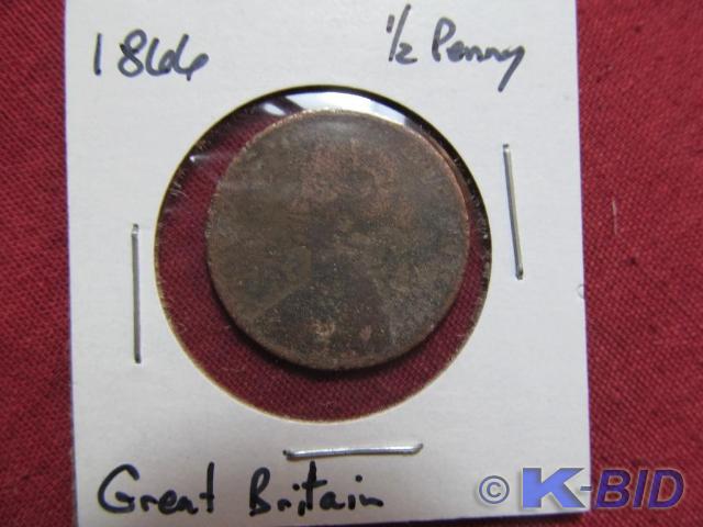 1866 Great Britain Half Penny - Cir...