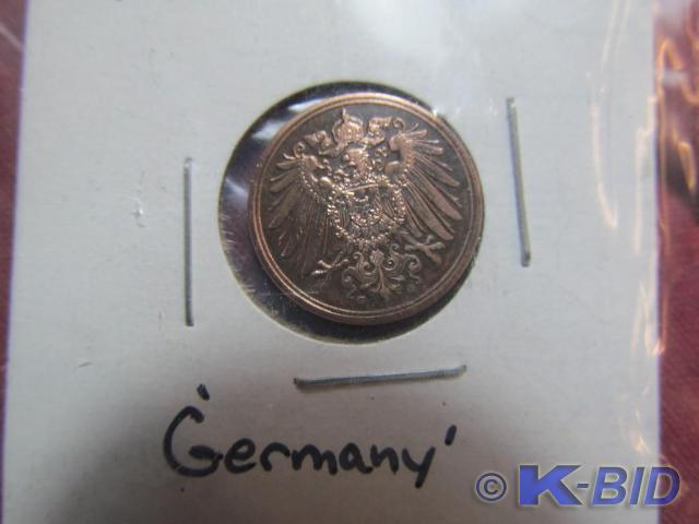 1904 Germany - 1 Pfennig - Very Fin...