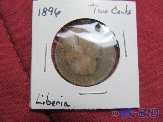 1896 Libera Two Cent Coin - Good (G...
