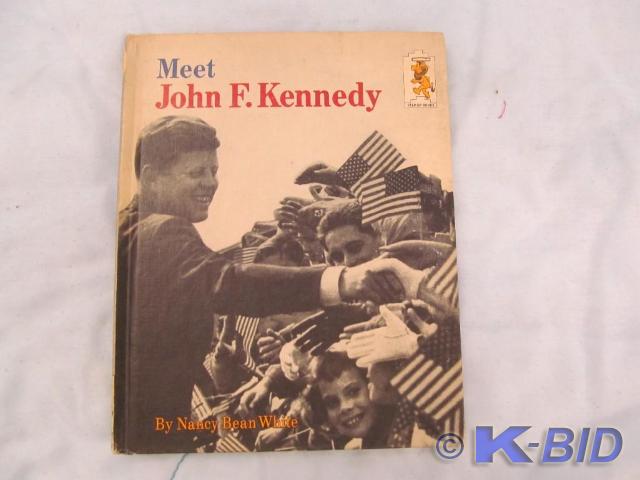 lot 10 image: Meet JFK Book copyright 1965