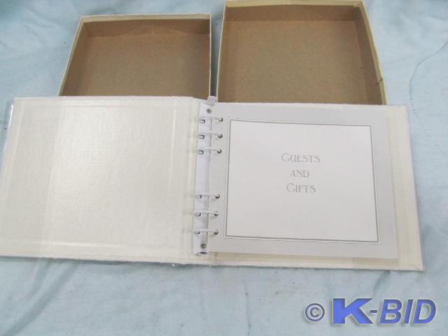 lot 100 image: Wedding Guests and Gifts Book