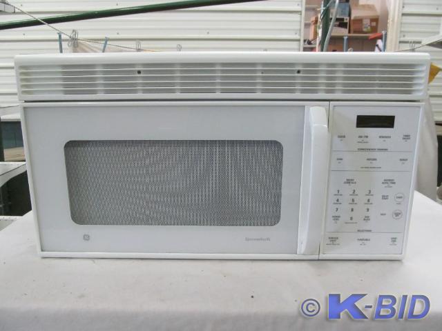 lot 157 image: Range Hood Microwave GE