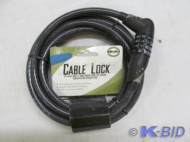 lot 185 image: Cable Lock 10 Coil Cable Resettabl...