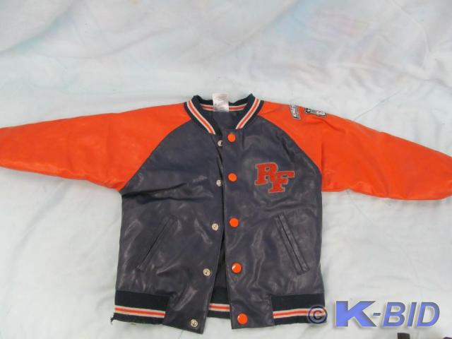 lot 20 image: Childs 3T leather Athletic Jacket