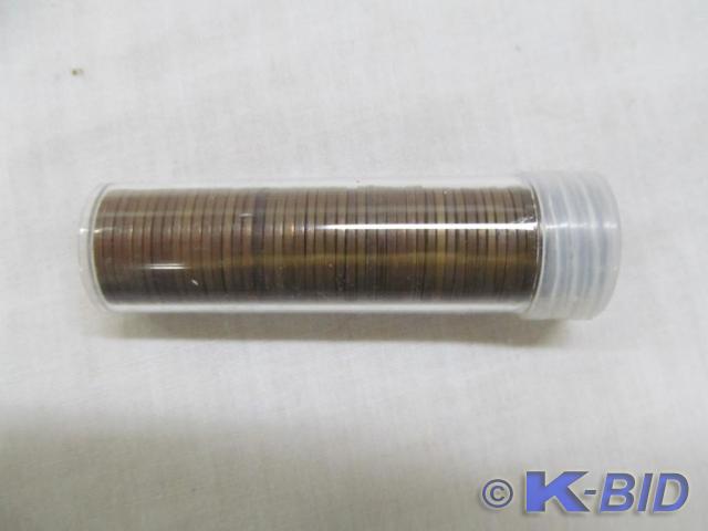 lot 209 image: Roll of Wheat Pennies