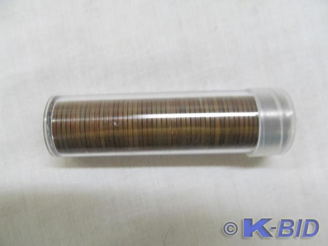 lot 210 image: Roll of Wheat Pennies
