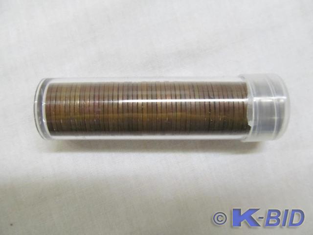 lot 211 image: Roll of Wheat Pennies