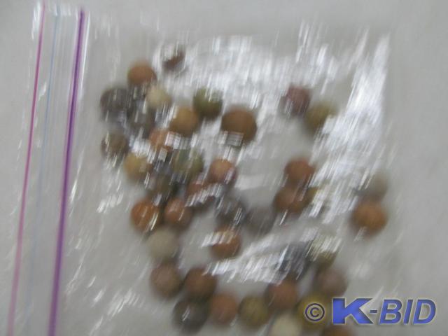 lot 231 image: Vintage Clay Marbles -- 40