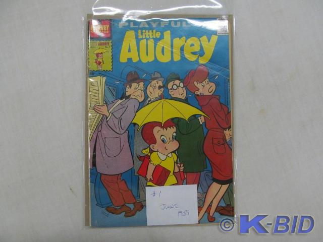 lot 237 image: Harvey 10 Cent June 1957 #1 Playful...