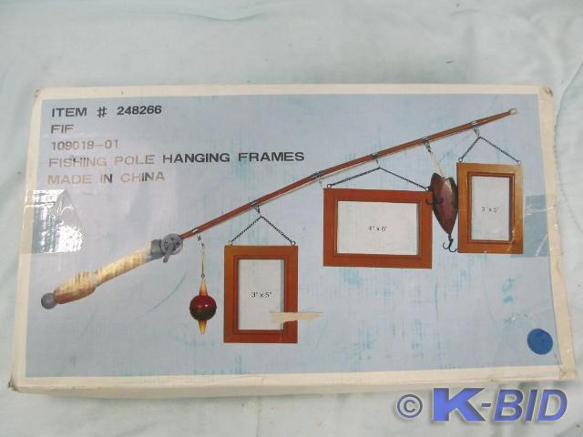 lot 27 image: Wall Decor Picture frames on Fishin...