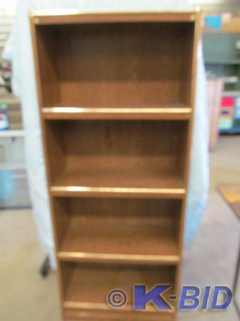 lot 3 image: Book shelf 24 wide x 59 tall x 12...